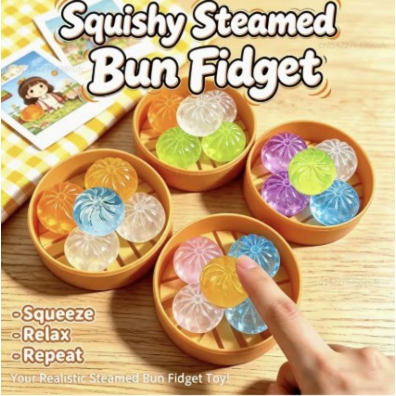 Kids Toys Latest - New Mini Crystal Bun Squeezing Le