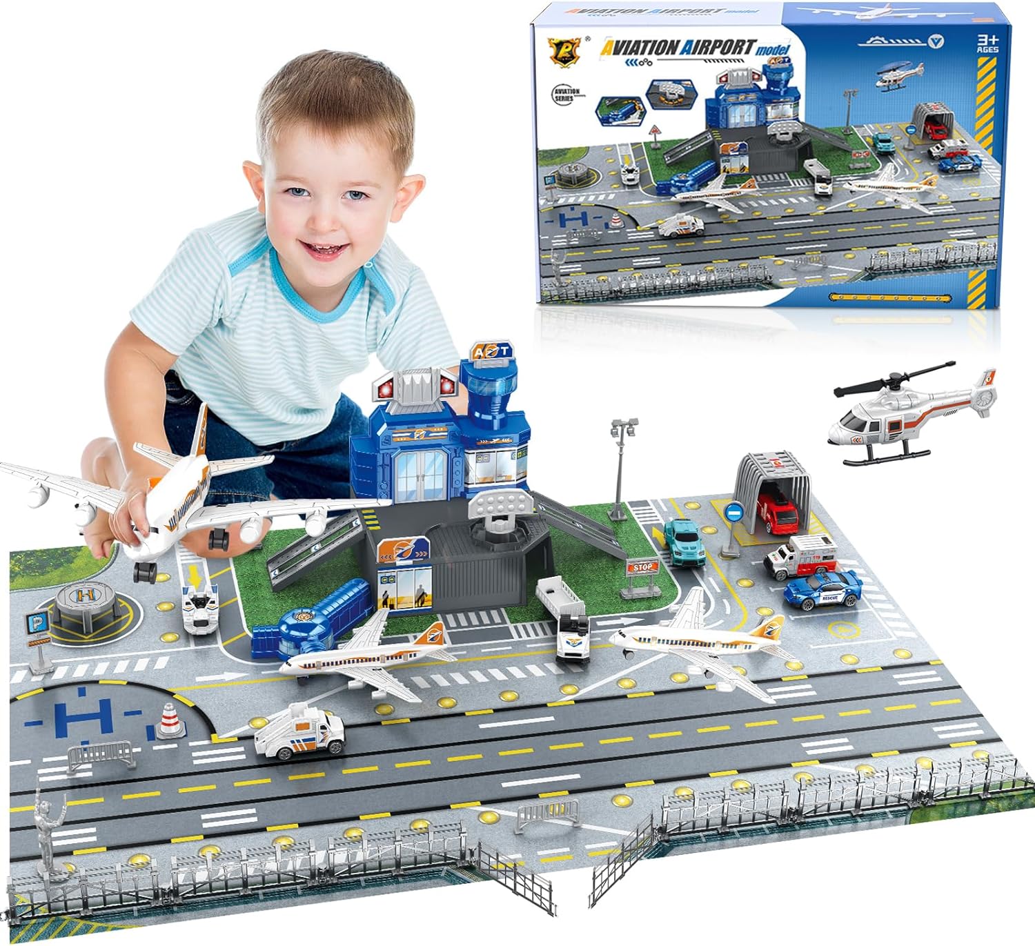 Kids Toys Latest - Children's Airport Scene Toy Set with