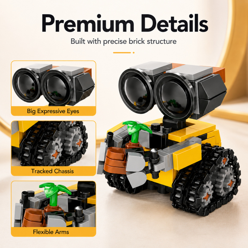 Mini Robot Building Blocks Set - огляд і ціна Lego Building Blocks