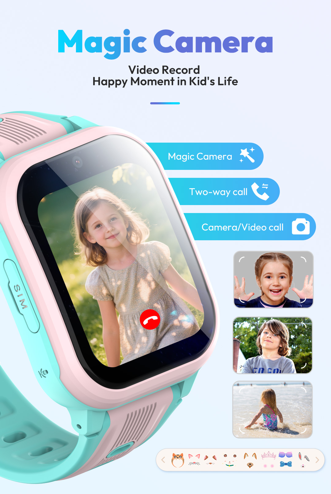 Wonlex 4G Kids Smart Watch KT4 - огляд і ціна Kids Smartwatch Gps