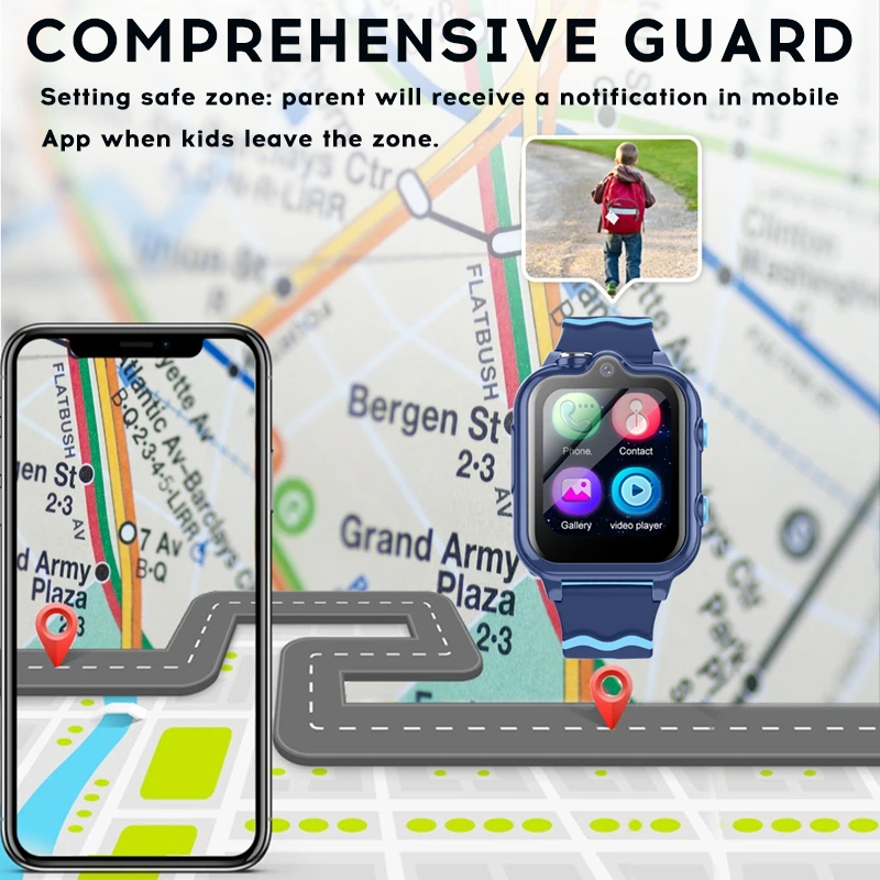 Yoateo Smart Watch Kids 4G KT1 - огляд і ціна Kids Smartwatch Gps
