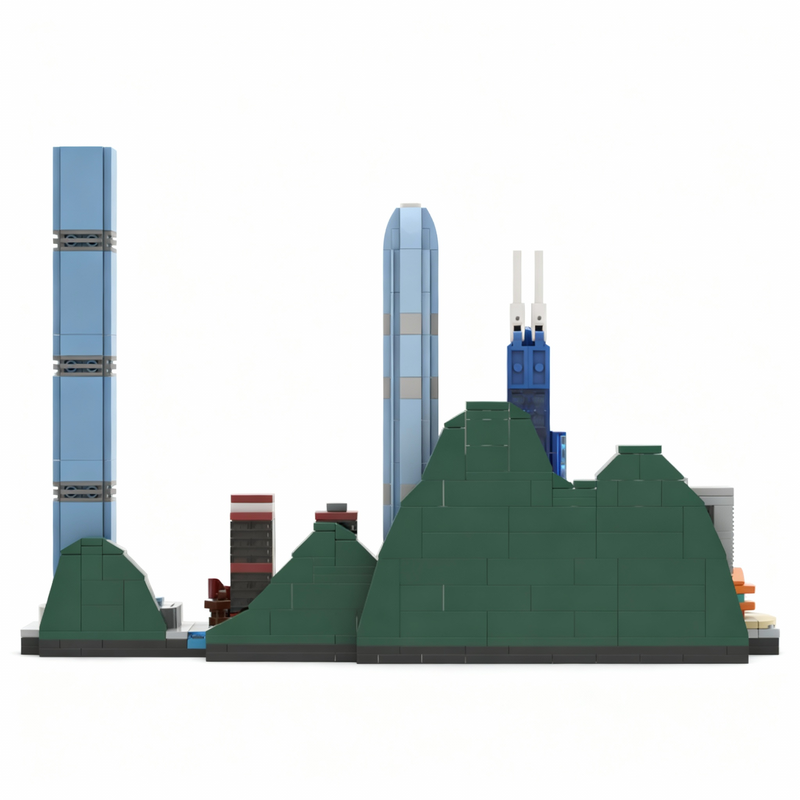667pcs MOC Hong Kong Skyline A - огляд і ціна Kids Toys Hong Kong
