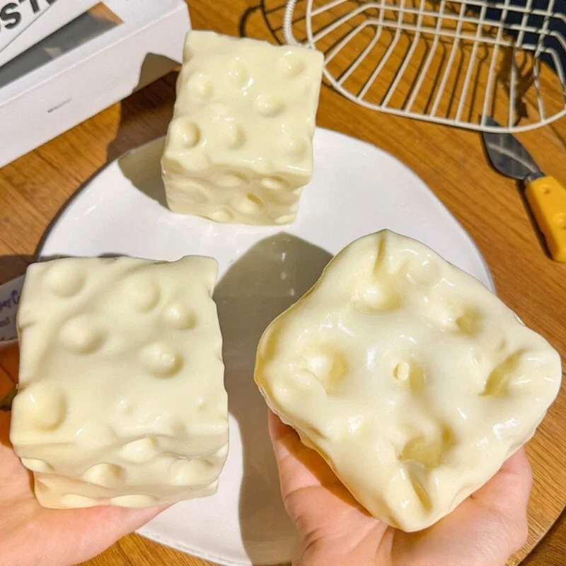Taba Squishy Cheese Cube Stres - огляд і ціна Kids' Toys