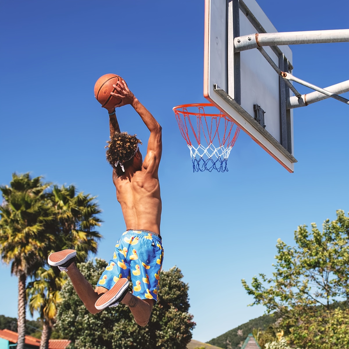Heavy-Duty Wall-Mounted Basket - огляд і ціна Basketball Hoop Kids Indoor