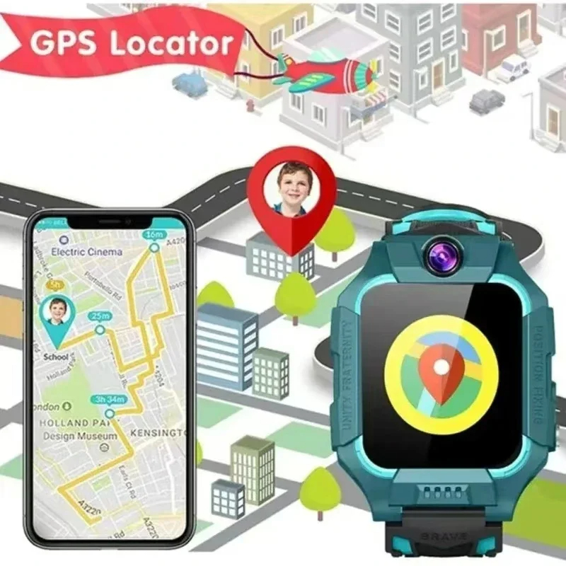 Lenovo 5G Kids Smart Watch Gif - огляд і ціна Kids Smartwatch Gps