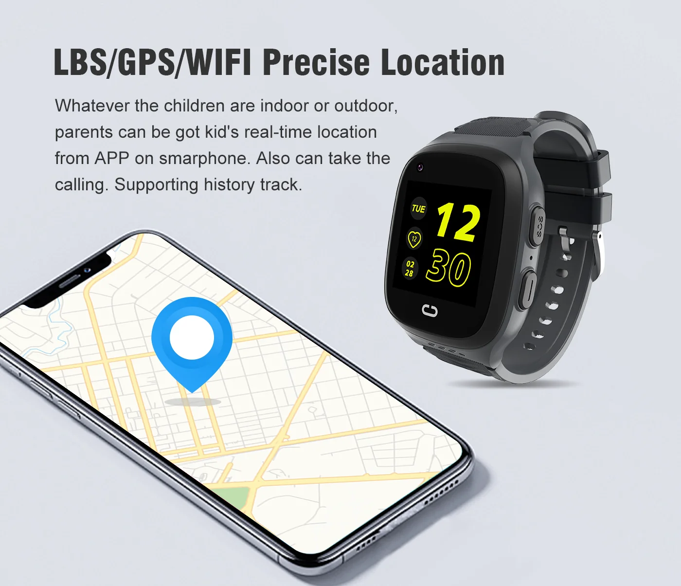4G Kids Smartwatch SOS Waterpr - огляд і ціна Kids Smartwatch Gps