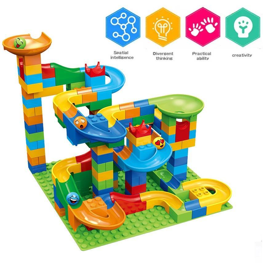 Rail Block Marble Race Run Sli - огляд і ціна Marble Run Set