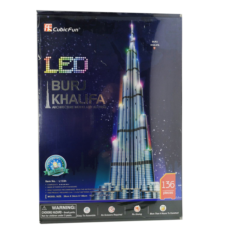 3d Puzzles 1.5m Dubai Burj Kha - огляд і ціна Kids Toys Dubai