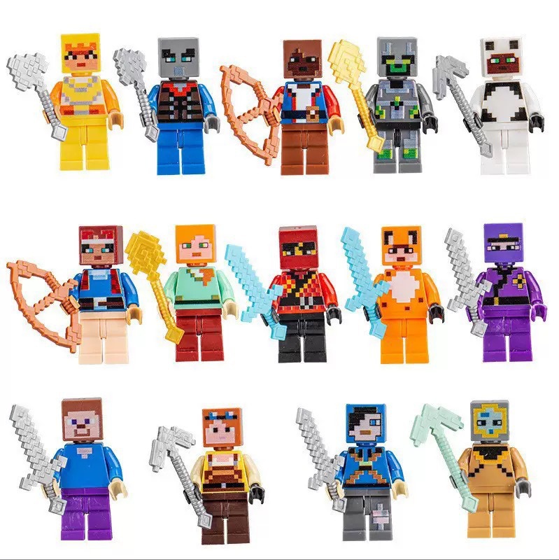 30/60pcs Cartoon Minecraft Bui - огляд і ціна Lego Building Blocks