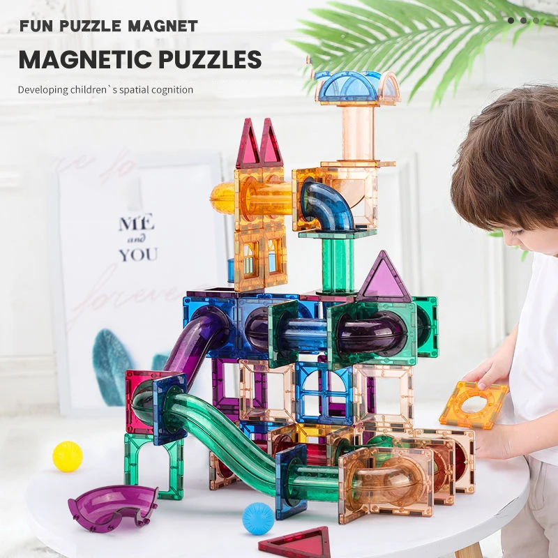Magnetic Sheet Building Block  - огляд і ціна Marble Run Set