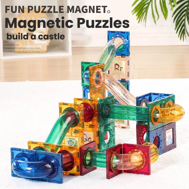 Magnetic Sheet Building Block  - огляд і ціна Marble Run Set